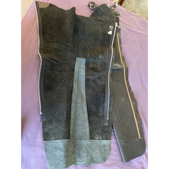 Ladies Or Girls Leather Chaps Size Small On Course - Picture 15 of 16